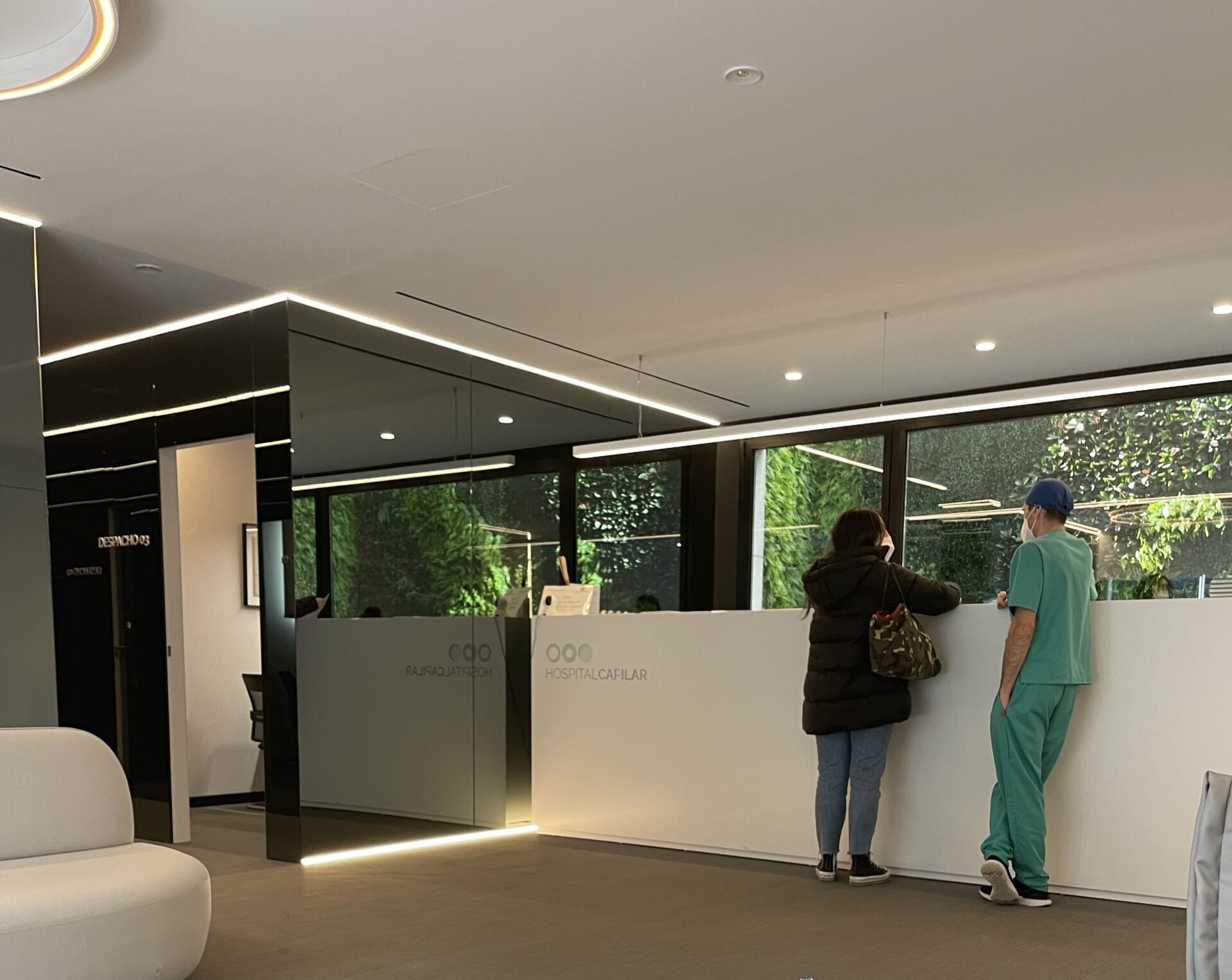 Inicio reforma de clínica en Madrid realizada por Quality Proyects