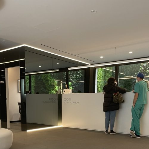 reforma de clínica en Madrid realizada por Quality Proyects